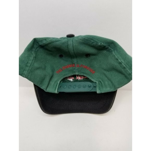 Marines The Change is Forever Baseball Cap Hat Green & Black Letters in Red (J2) - Picture 5 of 5